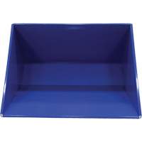Conteneur autobasculeur, Acier, 3 vg³, Bleu PB Rental Co. Ltd.