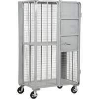 FST Series Folding Security Truck, 1 Tiers, 27" L x 45" W x 77" H, 2000 lbs. Cap. PB Rental Co. Ltd.