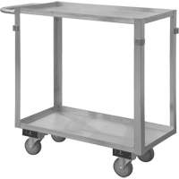 Chariot avec tablettes de calibre industriel, 2 Tiers, 16-3/4" la x 34" h x 36-7/16" p, Capacit&eacute; 600 lb PB Rental Co. Ltd.