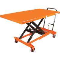 Hydraulic Scissor Lift Table, 63" L x 31-1/2" W, Steel, 1100 lbs. Capacity PB Rental Co. Ltd.