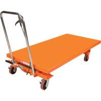 Hydraulic Scissor Lift Table, 63" L x 31-1/2" W, Steel, 1100 lbs. Capacity PB Rental Co. Ltd.