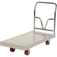 Aluminum Sheet Deck Platform Truck, 24" W x 48" L, 3600 lbs. Cap., Polyurethane Wheels PB Rental Co. Ltd.