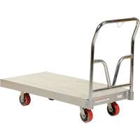 Aluminum Sheet Deck Platform Truck, 24" W x 48" L, 3600 lbs. Cap., Polyurethane Wheels PB Rental Co. Ltd.