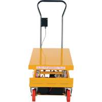 DC Powered Hydraulic Scissor Lift Elevating Cart, Steel, 39-3/4" L x 20-1/2" W, 1000 lbs. Capacity PB Rental Co. Ltd.