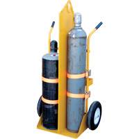 Chariot pour chalumeau et bouteille &agrave; gaz, Roues Rempli de mousse, Base de 23-1/8" la x 22-13/16" lo, 500 lb PB Rental Co. Ltd.