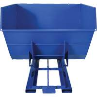 Conteneur autobasculeur, Acier, 4 vg³, Bleu PB Rental Co. Ltd.