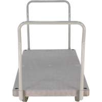 Chariot &agrave; plateforme en plastique robuste, 60" lo x 30" la, 3000 lb cap, Roues Polyur&eacute;thane PB Rental Co. Ltd.