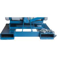 Self-Dumping Hopper, Polyethylene, 1-1/10 cu.yd, Grey PB Rental Co. Ltd.