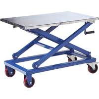 Manual Scissor Lift Table, 37" L x 23-1/2" W, Steel, 660 lbs. Capacity PB Rental Co. Ltd.