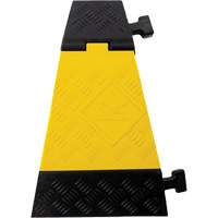 Powerhouse Heavy-Duty Left Turn Cable Protector, 3 Channels, 12" L x 19.75" W x 3" H PB Rental Co. Ltd.