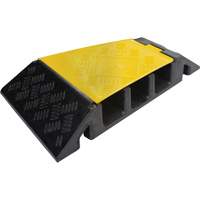 Powerhouse Heavy-Duty Right Turn Cable Protector, 3 Channels, 12" L x 19.75" W x 3" H PB Rental Co. Ltd.