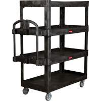 Heavy-Duty Ergo Utility Cart, 4 Tiers, 24-1/4" x 62-2/5" x 54-1/10", 700 lbs. Capacity PB Rental Co. Ltd.