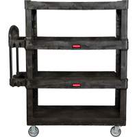 Heavy-Duty Ergo Utility Cart, 4 Tiers, 24-1/4" x 62-2/5" x 54-1/10", 700 lbs. Capacity PB Rental Co. Ltd.