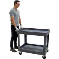 Utility Service Cart, 2 Tiers, 24-5/8" x 32-1/2" x 40", 550 lbs. Capacity PB Rental Co. Ltd.