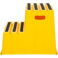 Escabeau industriel, 2 marches, 26" x 22-7/16" x Hauteur 19-11/16" PB Rental Co. Ltd.