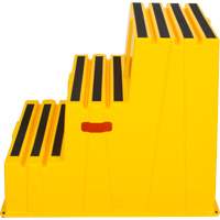 Escabeau industriel, 3 marches, 34-13/16" x 22-7/16" x Hauteur 28-1/2" PB Rental Co. Ltd.