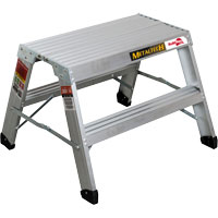 Portable Work-Stand Saw Horse, Aluminum Frame, 12-1/4" D x 24" H PB Rental Co. Ltd.