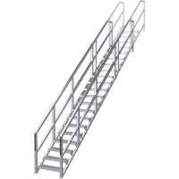 Syst&egrave;me d'escalier modulaire pour la construction de 17-21 marches SmartStairs, 157-1/2" ha PB Rental Co. Ltd.