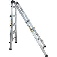 &eacute;chelle t&eacute;lescopique multifonction, Aluminium, 300 lb, CSA calibre 1A PB Rental Co. Ltd.