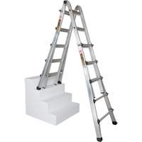 &eacute;chelle t&eacute;lescopique multifonction, Aluminium, 300 lb, CSA calibre 1A PB Rental Co. Ltd.