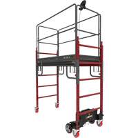 Complete Motorized Buildman 6' Baker Scaffold Kit, 31" D x 118-3/4" H PB Rental Co. Ltd.