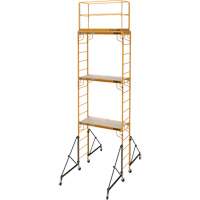 Complete 18' Drywall  Baker Scaffold Tower Set, 122" D x 236" H PB Rental Co. Ltd.