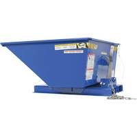 Conteneur autobasculeur en style D &agrave; profil bas, Acier, 1/4 vg³, Bleu PB Rental Co. Ltd.