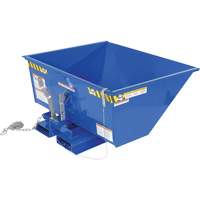 Conteneur autobasculeur en style D &agrave; profil bas, Acier, 1/2 vg³, Bleu PB Rental Co. Ltd.