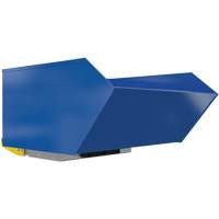 Conteneur autobasculeur robuste en style H, Acier, 1 vg³, Bleu PB Rental Co. Ltd.