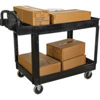 Utility Cart, 2 Tiers, 25-5/8" x 33-1/2" x 43-3/4", 550 lbs. Capacity PB Rental Co. Ltd.