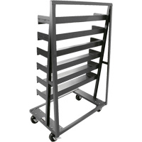 Single-Sided Heavy Duty A-Frame Cart with 6 Trays, 38" x 25" x 63", 2500 lbs. Capacity PB Rental Co. Ltd.