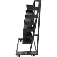 Single-Sided Heavy Duty A-Frame Cart with 6 Lipped Trays, 38" x 25" x 63", 2500 lbs. Capacity PB Rental Co. Ltd.