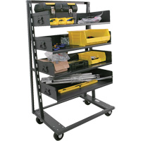 Single-Sided Heavy Duty A-Frame Cart with 4 Large Trays, 38" x 25" x 63", 2500 lbs. Capacity PB Rental Co. Ltd.
