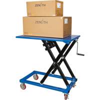 Manual Scissor Lift Table, 37-3/8" L x 23-5/8" W, Steel, 660 lbs. Capacity PB Rental Co. Ltd.
