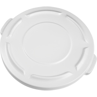 Couvercles ronds Brute, Couvercle plat, Plastique/Poly&eacute;thyl&egrave;ne, Convient aux contenants 19-7/8" dia. PB Rental Co. Ltd.