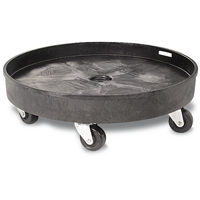 Socle roulant pour contenant &agrave; d&eacute;chets, Poly&eacute;thyl&egrave;ne, Noir PB Rental Co. Ltd.