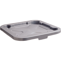 Couvercles  Brute, carr&eacute;s, Couvercle plat, Plastique/Poly&eacute;thyl&egrave;ne, Convient aux contenants 22" x 22" PB Rental Co. Ltd.