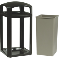 Landmark Series&reg; Classic Container Frame With Rigid Liner, Plastic, 50 US gal. PB Rental Co. Ltd.