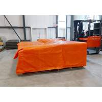 Insulated Tarps, Polyethylene, Orange, 20' x 12' x 8 mils PB Rental Co. Ltd.
