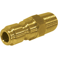 1/4" Male Brass Plated Quick Disconnect Plug PB Rental Co. Ltd.