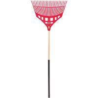 Leaf Rake, 24" Blade, Wood Handle, Plastic Blade PB Rental Co. Ltd.