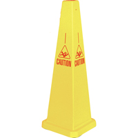 "Caution" Lamba Traffic Cones, English with Pictogram PB Rental Co. Ltd.