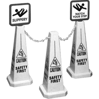 "Caution" Lamba Traffic Cones, English with Pictogram PB Rental Co. Ltd.