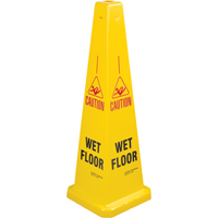 "Wet Floor" Lamba Traffic Cones, English with Pictogram PB Rental Co. Ltd.