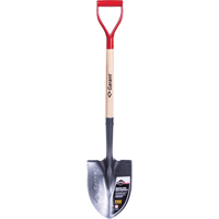 Pelle ronde Pro, Lame Acier durci, Bois, Manche Prise en D PB Rental Co. Ltd.