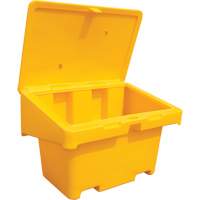 Contenants pour sel & sable SOS, Avec Moraillon, 42" x 29" x 30", 11 pi³, Jaune PB Rental Co. Ltd.