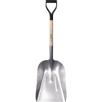 Heavy-Duty Grain & Coal Scoop Shovel, Wood, Aluminum Blade, D-Grip Handle, 27-3/4" Length PB Rental Co. Ltd.