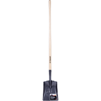 Pelle carr&eacute;e  Pro, Bois, Lame Acier durci, Manche en Droit, Longueur 48" PB Rental Co. Ltd.
