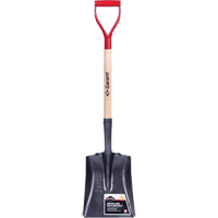 Pelle carr&eacute;e Pro, Bois, Lame Acier durci, Manche en Prise en D, Longueur 27-3/4" PB Rental Co. Ltd.