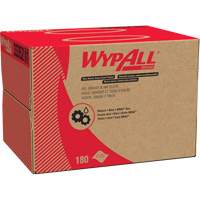 Chiffons WypAll pour l'huile, la graisse et l'encre, Sp&eacute;cialis&eacute;, 16-4/5" lo x 12" la PB Rental Co. Ltd.